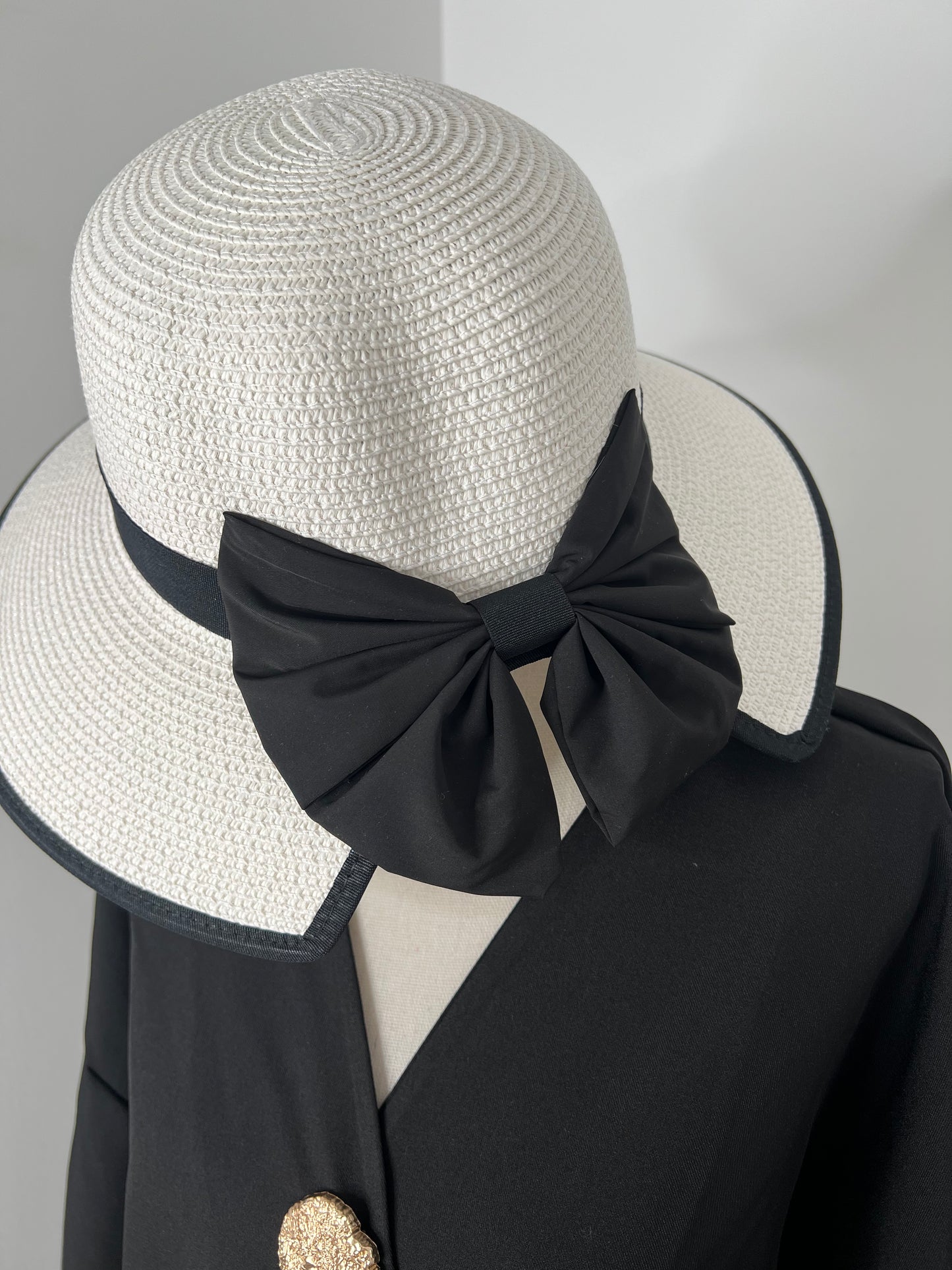 Chapeau Nœud Blanc