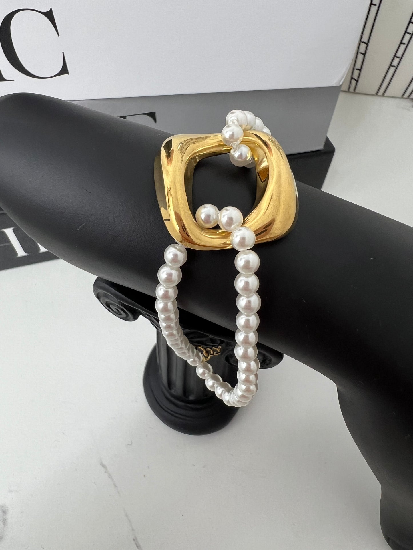 Bracelet Carré Nacré