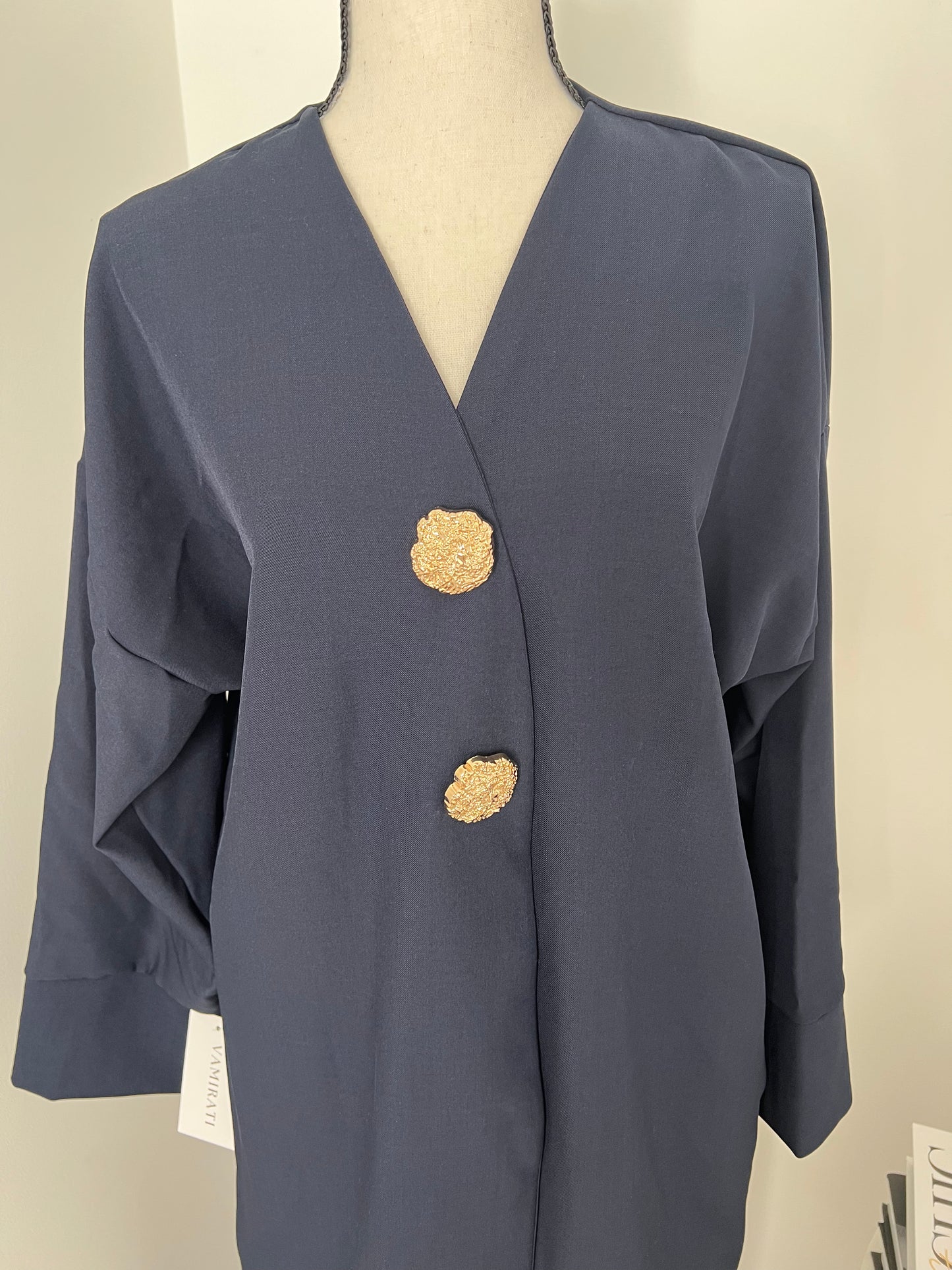 Ensemble Gold Button Bleu Marine