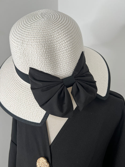 Chapeau Nœud Blanc