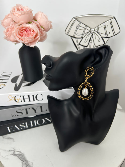 Boucles Chaîne Nacrées Pendantes